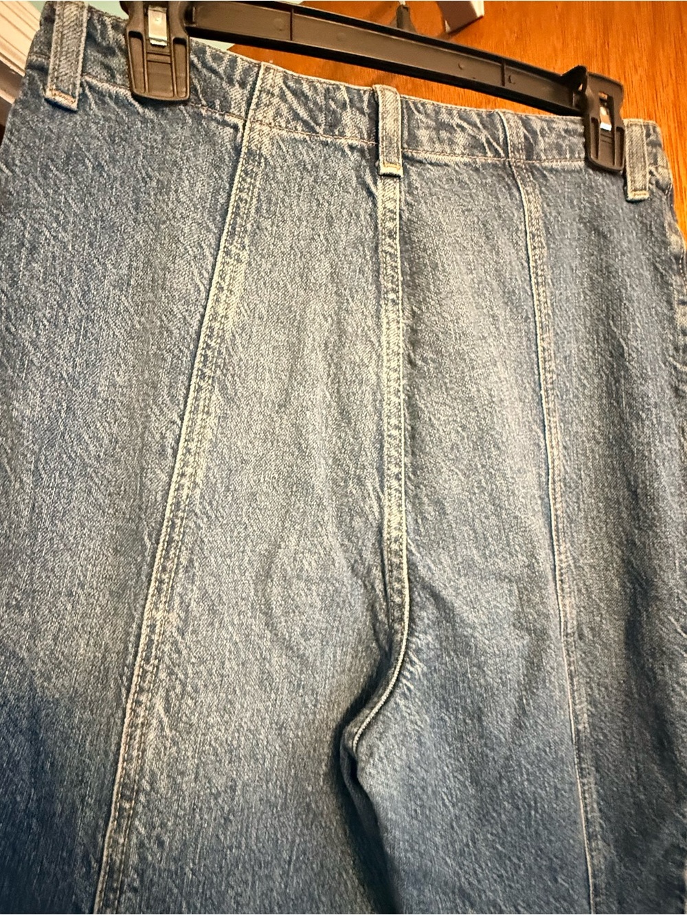 We The Free Women's Dark Blue Flare Jeans - Picture 6 of 8